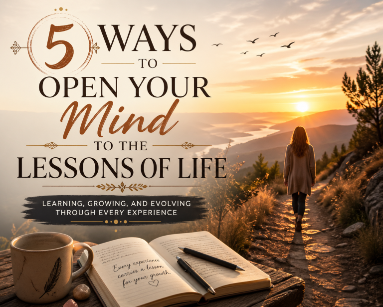 5 Ways To Open Your Mind To The Lessons Of Life