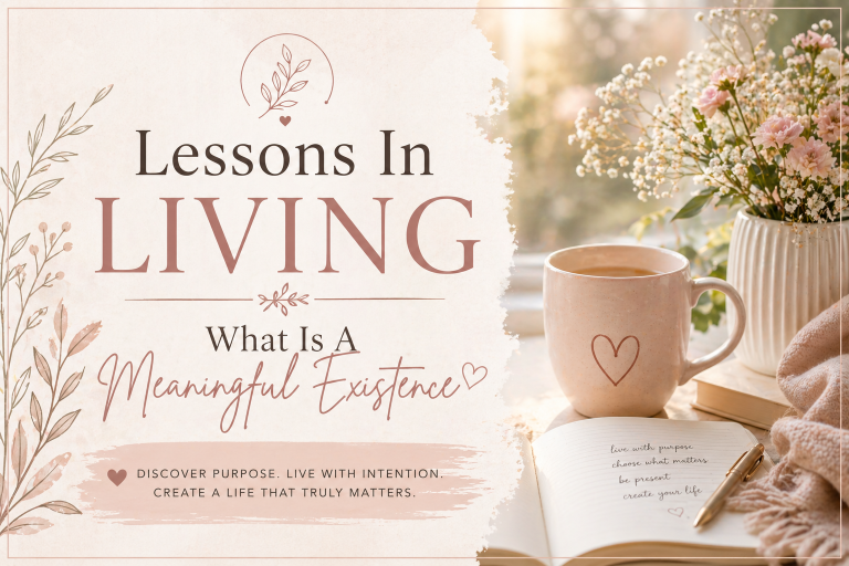 Lessons In Living – What Is A Meaningful Existence