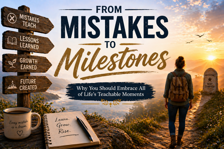 From Mistakes To Milestones: Why You Should Embrace All Of Life’s Teachable Moments