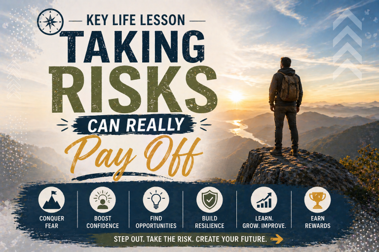 Key Life Lesson – Taking Risks Can Really Pay Off