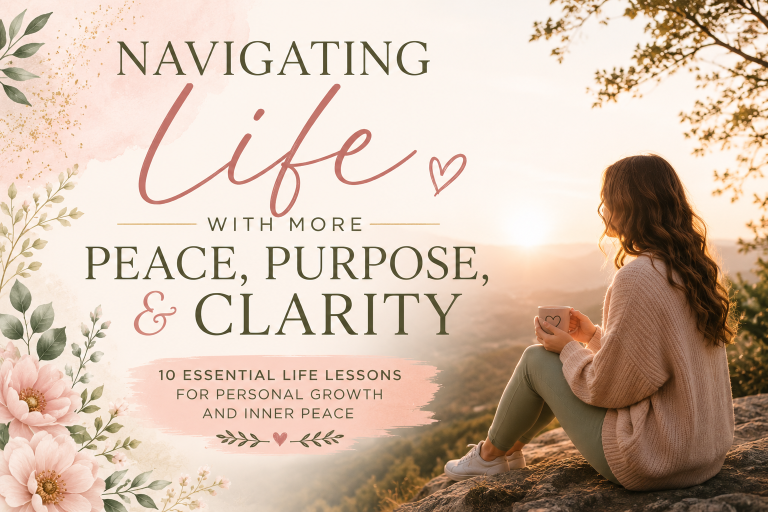 Navigating Life with More Peace, Purpose, and Clarity